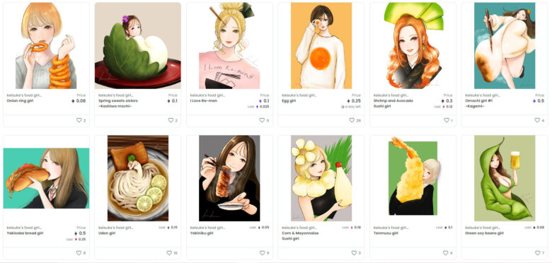 keisuke`s food girls collection作品集